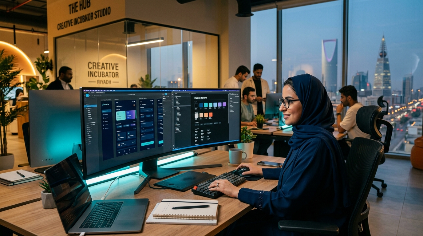 Saudi UI/UX Studio in Creative Incubator